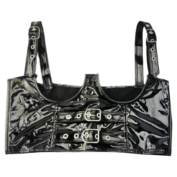 Accessories Gothic Pvc Vinyl Waist Cincher Belt Poshmark